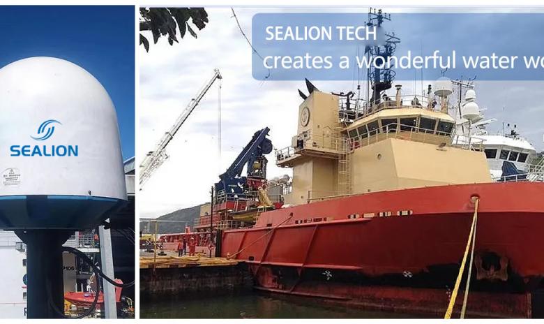 SEALION S81 Marine TVRO Solution for a Offshore Supply Vessel